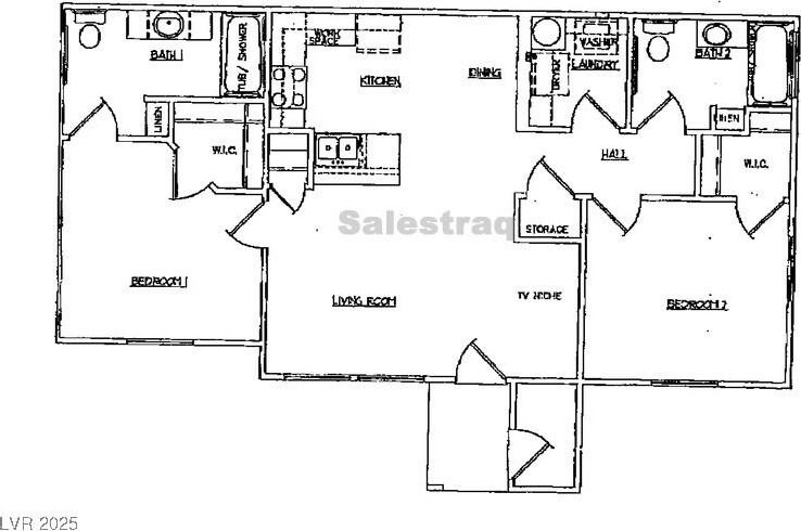 2041 Hussium Hills St Unit 104, Las Vegas, NV 89108 - view of floor plan / room layout