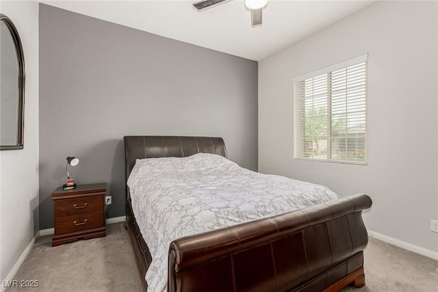 5616 Silver Cascade Ave, Las Vegas, NV 89131 - bedroom featuring carpet flooring, baseboards, and a ceiling fan