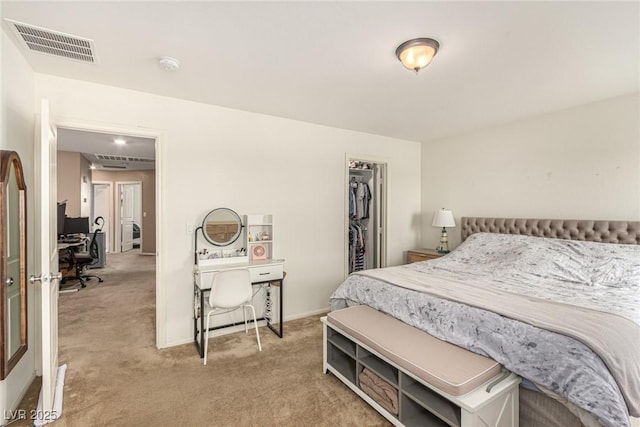 9690 Langden Brook St, Las Vegas, NV 89178 - bedroom featuring carpet flooring, an office area, a walk in closet, a closet, and baseboards
