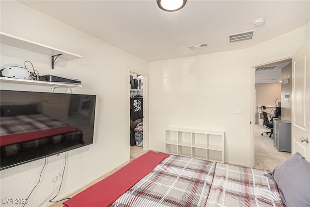 9690 Langden Brook St, Las Vegas, NV 89178 - carpeted bedroom with a desk and a closet