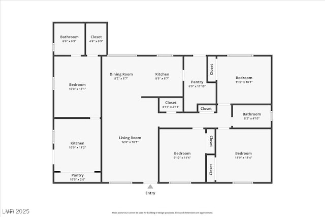 808 Reynolds Ave, North Las Vegas, NV 89030 - floor plan / room layout