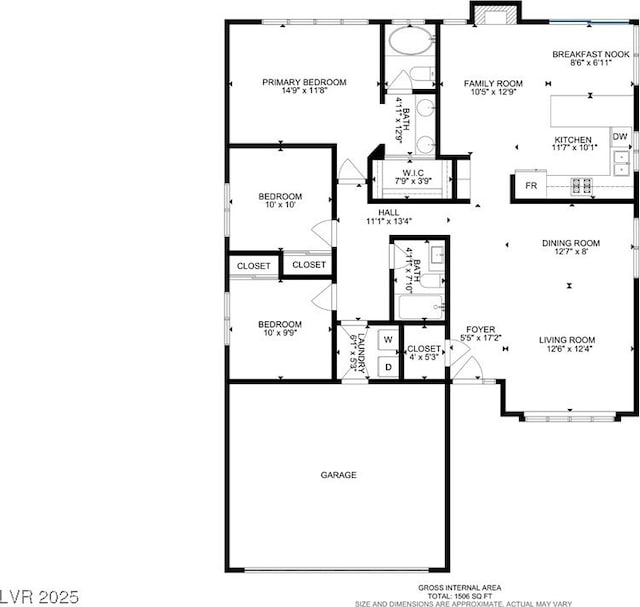 1219 Heather Oaks Way N, Las Vegas, NV 89031 - floor plan / room layout