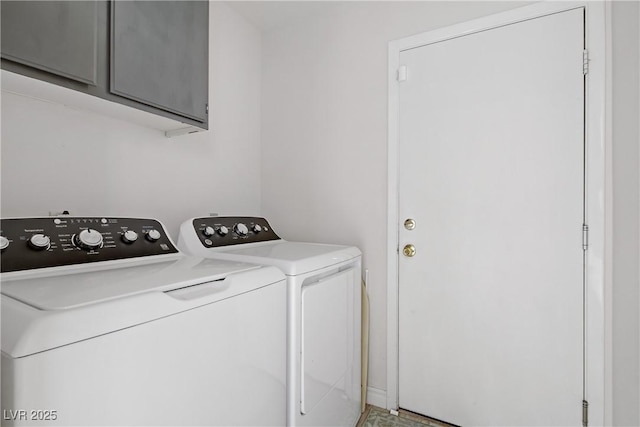 1219 Heather Oaks Way N, Las Vegas, NV 89031 - laundry room featuring separate washer and dryer and cabinet space