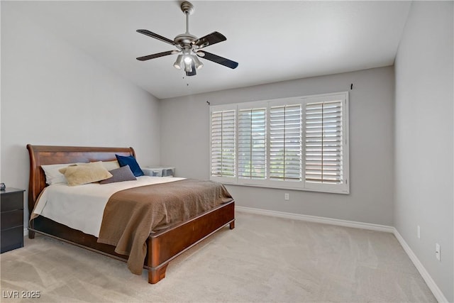 1219 Heather Oaks Way N, Las Vegas, NV 89031 - bedroom featuring baseboards, carpet floors, and ceiling fan