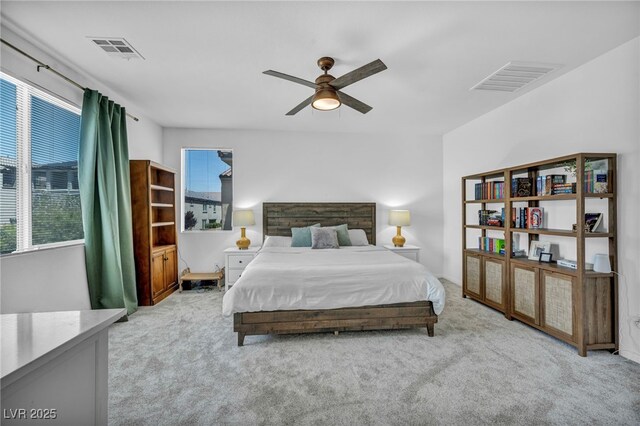 8055 Tank Loop St, Las Vegas, NV 89166 - bedroom featuring carpet floors and a ceiling fan