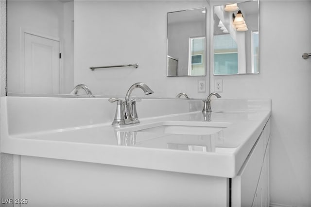 8055 Tank Loop St, Las Vegas, NV 89166 - bathroom featuring double vanity