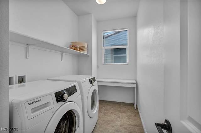 8055 Tank Loop St, Las Vegas, NV 89166 - laundry room featuring washing machine and dryer and baseboards
