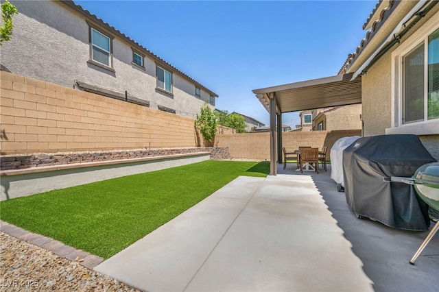 8055 Tank Loop St, Las Vegas, NV 89166 - view of yard with a patio area and outdoor dining area