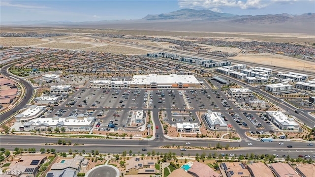 8055 Tank Loop St, Las Vegas, NV 89166 - aerial overview of property's location featuring mountains