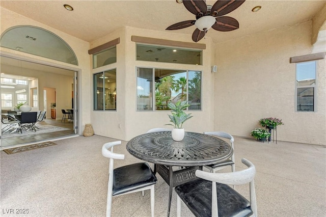 2168 Big Bar Dr, Henderson, NV 89052 - view of patio / terrace with ceiling fan