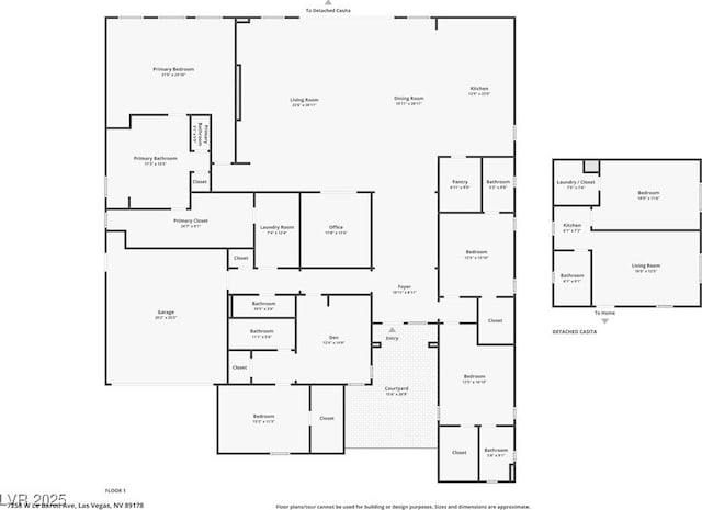 7258 W Le Baron Ave, Las Vegas, NV 89178 - room layout