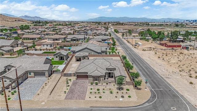 7258 W Le Baron Ave, Las Vegas, NV 89178 - aerial view of residential area with mountains