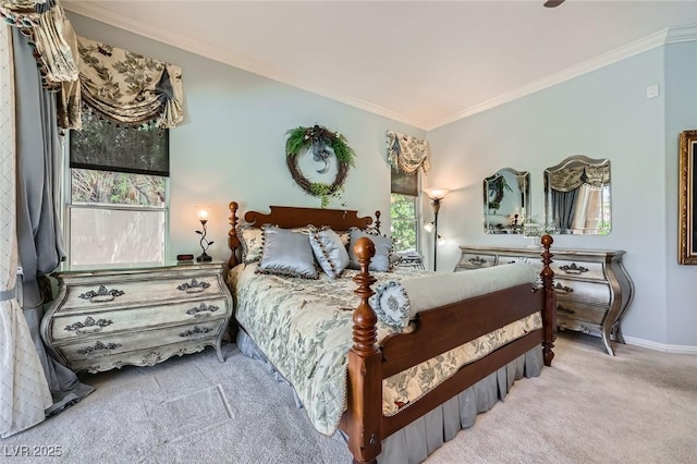 4719 Riva De Romanza St, Las Vegas, NV 89135 - bedroom with carpet and ornamental molding