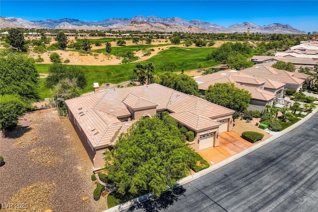 4719 Riva De Romanza St, Las Vegas, NV 89135 - aerial view of property and surrounding area with a mountainous background