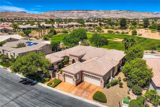 4719 Riva De Romanza St, Las Vegas, NV 89135 - aerial view of residential area featuring mountains
