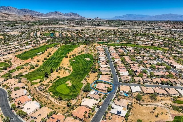 4719 Riva De Romanza St, Las Vegas, NV 89135 - aerial view of property's location with nearby suburban area and a mountainous background