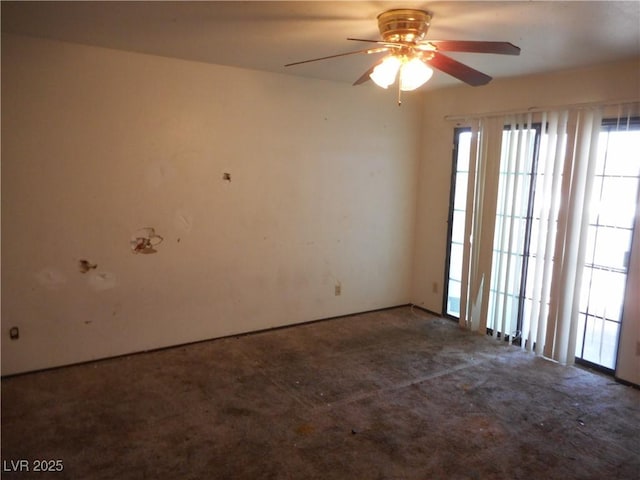 5006 Schumann Dr, Las Vegas, NV 89146 - unfurnished room featuring a ceiling fan and carpet