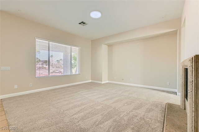 8305 Chapelle Ct, Las Vegas, NV 89131 - unfurnished living room with light colored carpet and baseboards