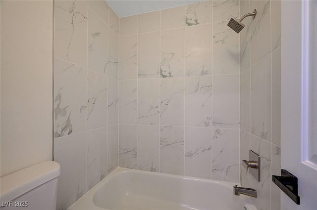 9772 Galahad Point Ct, Las Vegas, NV 89147 - full bathroom with toilet and bathtub / shower combination