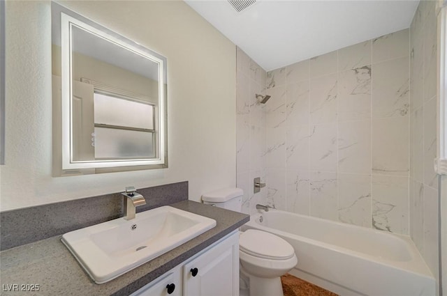 9772 Galahad Point Ct, Las Vegas, NV 89147 - full bath with toilet, vanity, and  shower combination