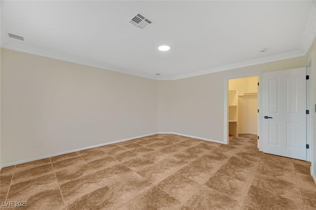 9772 Galahad Point Ct, Las Vegas, NV 89147 - empty room with crown molding and baseboards