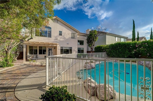 9772 Galahad Point Ct, Las Vegas, NV 89147 - view of swimming pool featuring a patio area