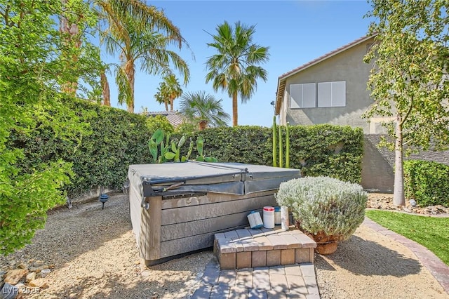1314 Doggett Ave, Las Vegas, NV 89123 - view of patio with a hot tub