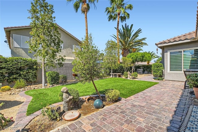 1314 Doggett Ave, Las Vegas, NV 89123 - view of green lawn with a patio