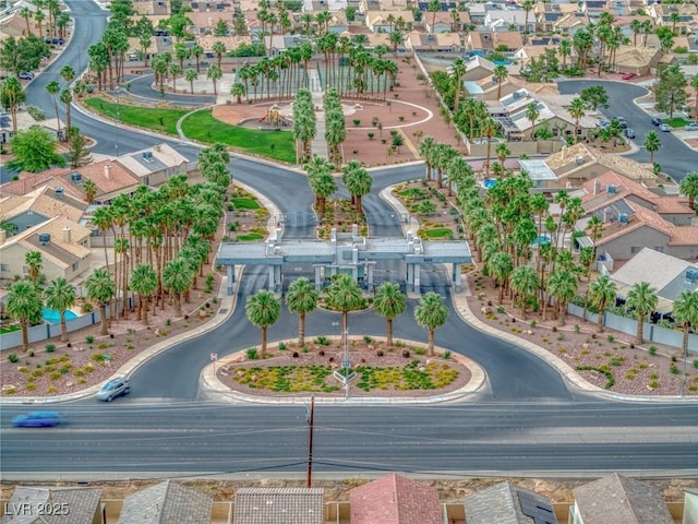 4878 Califa Dr, Las Vegas, NV 89122 - aerial overview of property's location with nearby suburban area