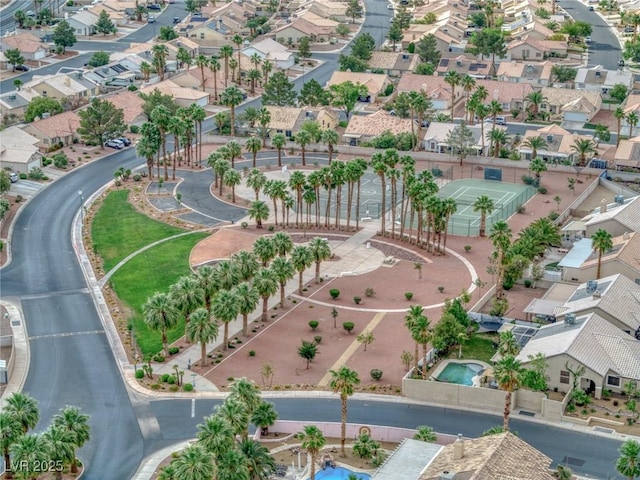 4878 Califa Dr, Las Vegas, NV 89122 - aerial view of property and surrounding area with nearby suburban area