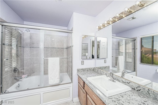 9021 Feather River Ct, Las Vegas, NV 89117 - full bath featuring a combined bath / shower with jetted tub and vanity