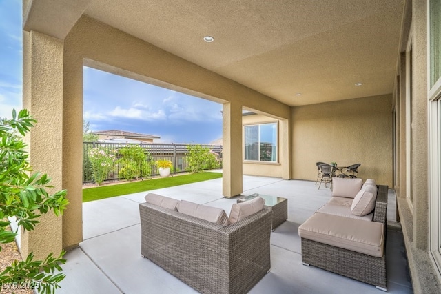 6728 Regency Ridge Ct, Las Vegas, NV 89148 - view of patio with outdoor lounge area