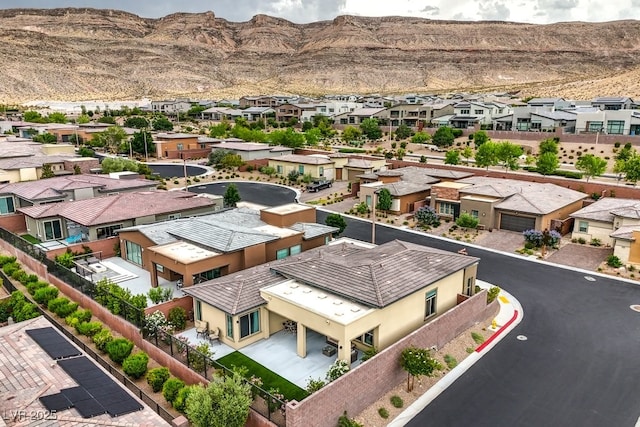 6728 Regency Ridge Ct, Las Vegas, NV 89148 - aerial view of residential area with a mountain backdrop