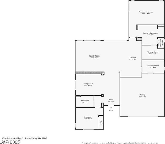 6728 Regency Ridge Ct, Las Vegas, NV 89148 - room layout