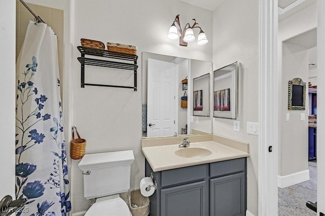 7408 Via Fiorentino St, Las Vegas, NV 89131 - full bathroom featuring vanity and a shower with curtain