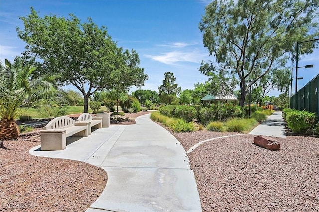 7408 Via Fiorentino St, Las Vegas, NV 89131 - view of community featuring a patio area