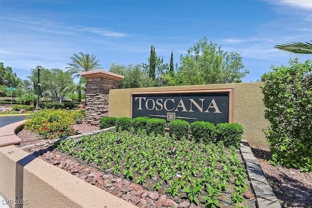 7408 Via Fiorentino St, Las Vegas, NV 89131 - view of community sign