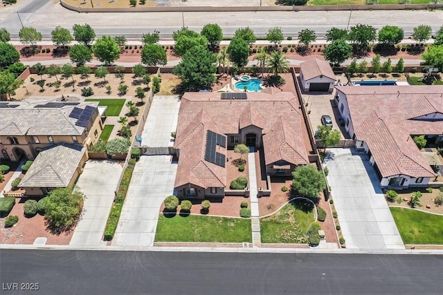 7408 Via Fiorentino St, Las Vegas, NV 89131 - aerial view of property and surrounding area