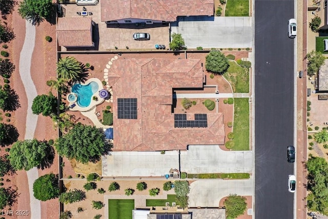 7408 Via Fiorentino St, Las Vegas, NV 89131 - aerial view of a pool