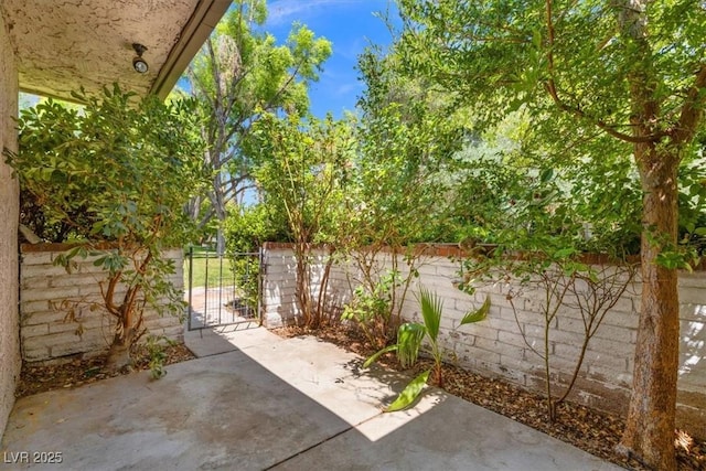 2480 Domingo St, Las Vegas, NV 89121 - view of patio / terrace with a gate