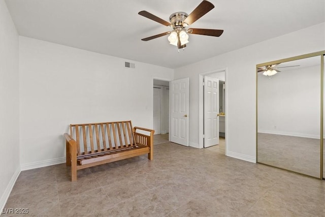2480 Domingo St, Las Vegas, NV 89121 - unfurnished bedroom with a ceiling fan and baseboards