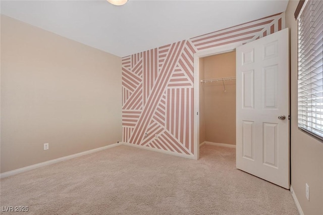 6402 Parrot Ridge Ct, Las Vegas, NV 89139 - unfurnished bedroom with carpet flooring, baseboards, a spacious closet, and a closet