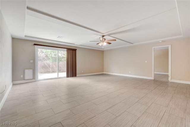 6402 Parrot Ridge Ct, Las Vegas, NV 89139 - unfurnished room featuring ceiling fan and baseboards