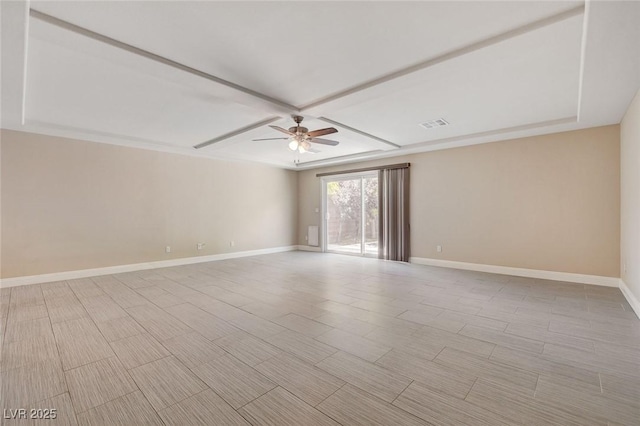 6402 Parrot Ridge Ct, Las Vegas, NV 89139 - unfurnished room featuring a ceiling fan and baseboards