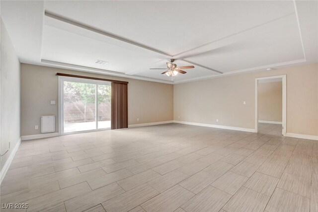 6402 Parrot Ridge Ct, Las Vegas, NV 89139 - unfurnished room featuring ceiling fan and baseboards
