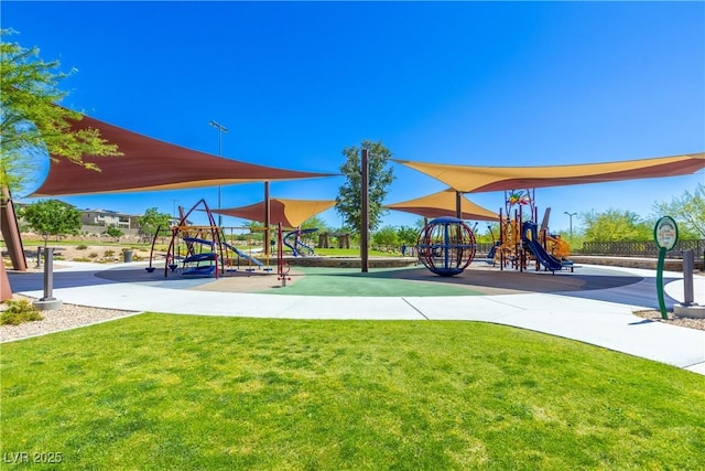 12404 Aster Hills Ave, Las Vegas, NV 89138 - communal playground featuring a lawn