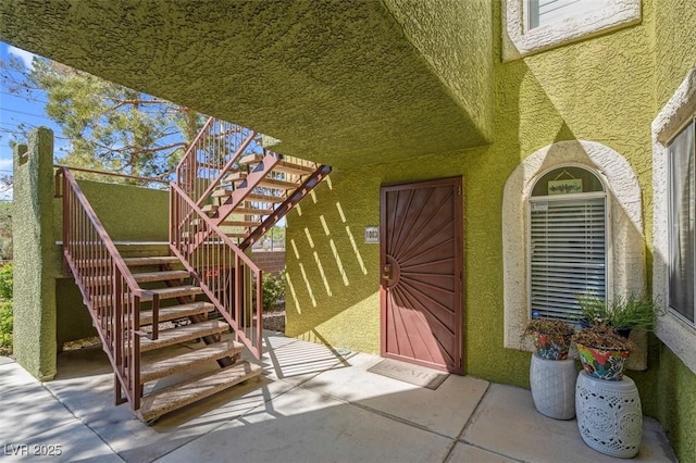 7950 W Flamingo Rd Unit 1003, Las Vegas, NV 89147 - view of patio featuring stairs