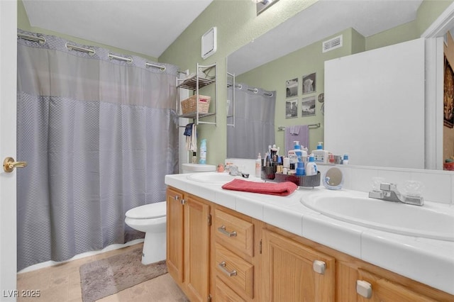 7950 W Flamingo Rd Unit 1003, Las Vegas, NV 89147 - full bath with toilet, double vanity, and curtained shower