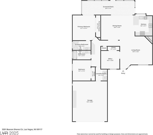 3201 Beacon Shores Cir, Las Vegas, NV 89117 - home floor plan