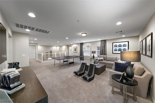 4702 Amazing View St, Las Vegas, NV 89129 - recreation room featuring carpet and recessed lighting